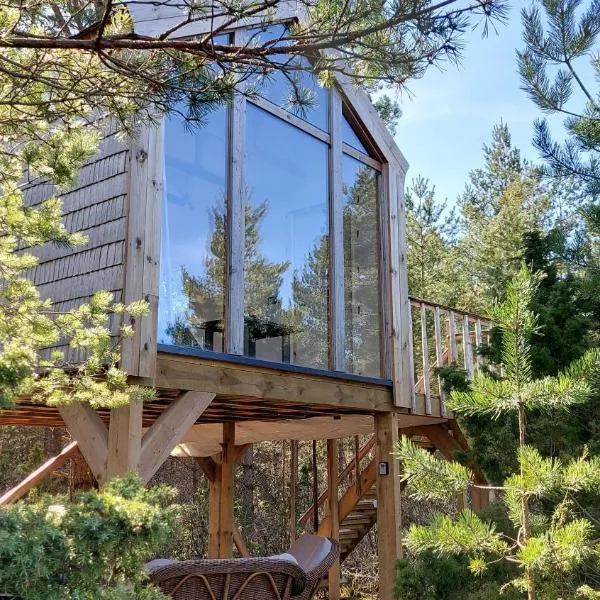 Üügumetsa treehouse, hôtel à Hellamaa