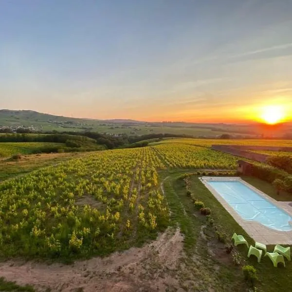 Au cœur des vignes Moulin à Vent, hotel i La Chapelle-de-Guinchay