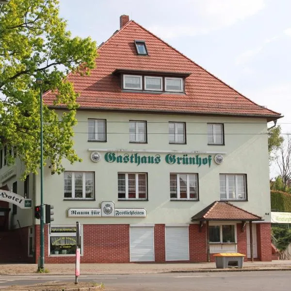 Gasthaus & Hotel Grünhof, khách sạn ở Frankfort on the Oder