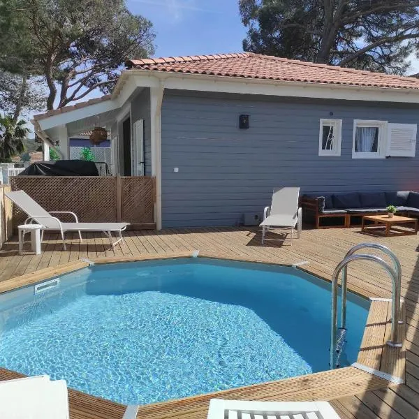 Chalet 60m² entièrement climatisé, hôtel à Gassin