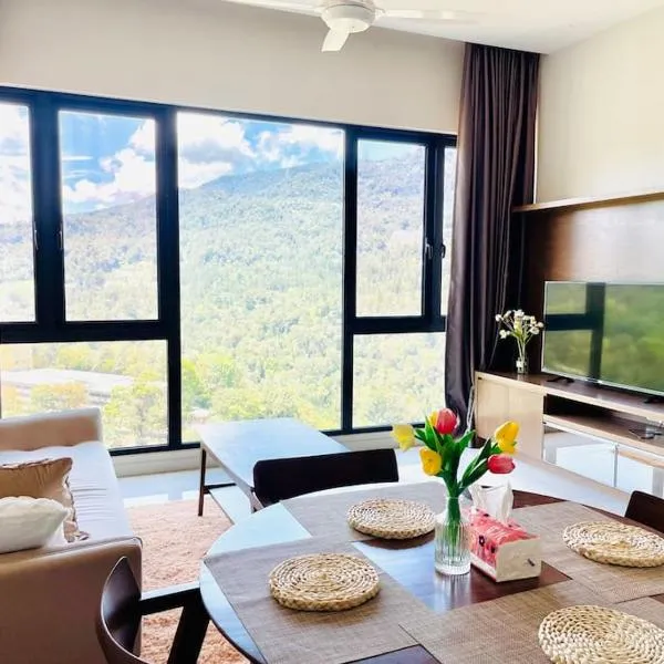Cosy Ins Genting view 2 Bedrooms Home at Geo38 Premier Suites with 100mpbs WiFi available, hotel in Genting Highlands