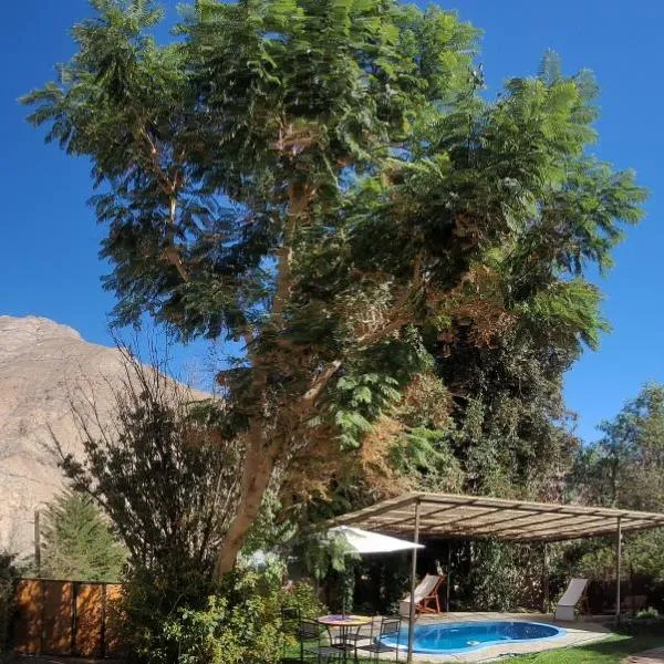 Cabaña en Valle de Elqui, khách sạn ở Cochiguaz