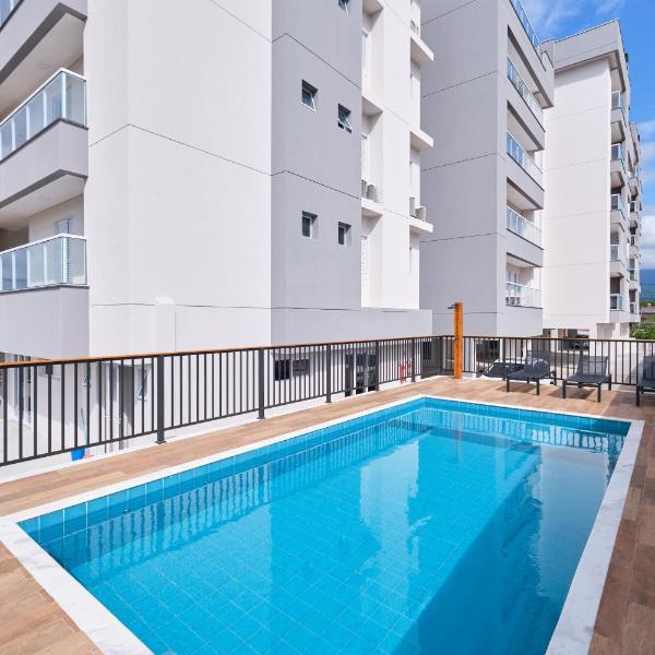 2 QUARTOS com Churrasqueira na Varanda, Piscina, Garagem interna, WiFi 500mbps, Ar Condicionado e Telas de Proteção - Foto 4