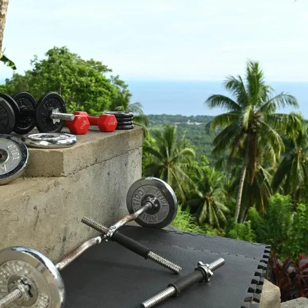 The balcony of the camiguin island, hotel v Mambajau
