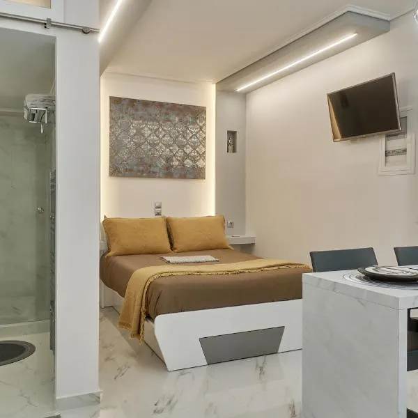 Modern Studio for Two, Mytilene Lesvos – hotel w mieście Loutrópolis Thermís