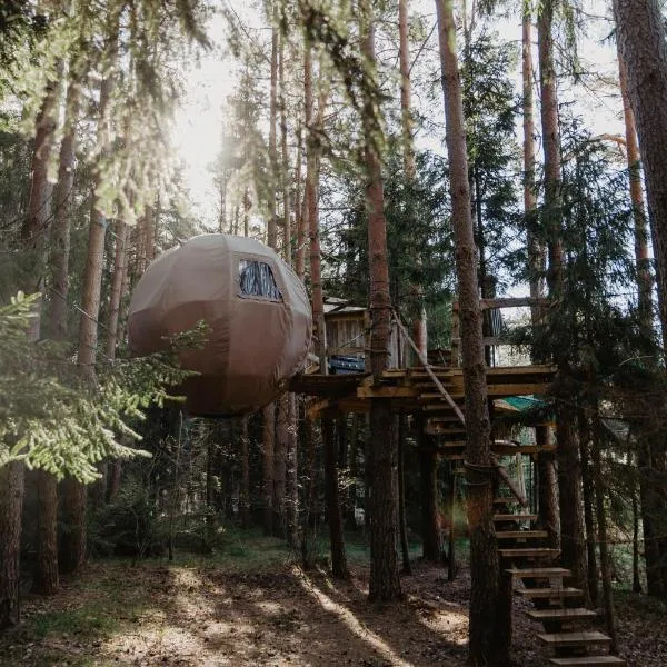 Nature calls - tree tents – hotel w mieście Būtingė