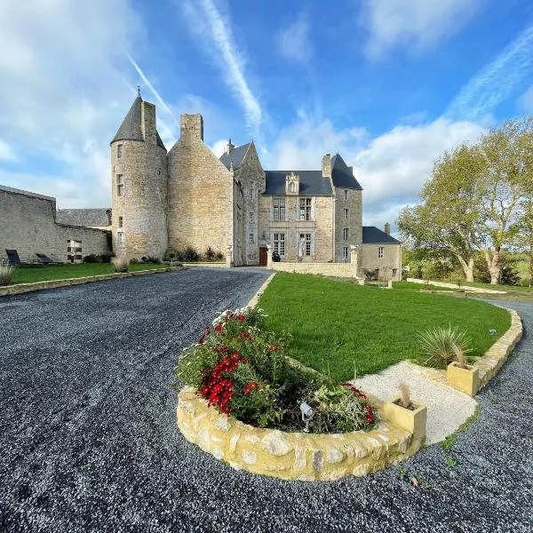 Viesnīca Château de Bernesq pilsētā Moon-sur-Elle