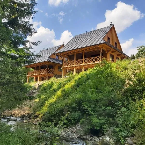 Drevenice Kaskády Oščadnica Veľká Rača, hotel in Oščadnica