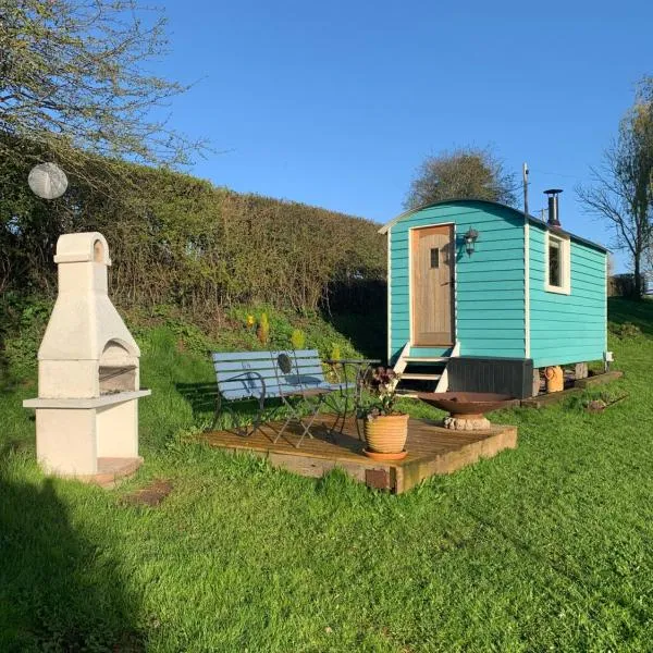 The Gannah Farm Shepherds Hut, hotel v destinaci Hereford
