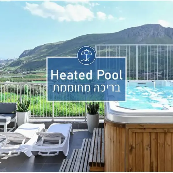 Magdala Infront Sea of Galilee and Mount Harbel, hotel in Migdal