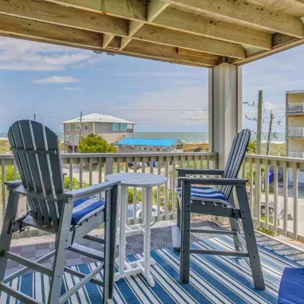 Ocean-View Balcony Carolina Beach Condo!, hotel in Carolina Beach