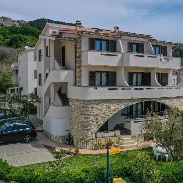 Rooms & Apartments Jadranka, hotel in Baška