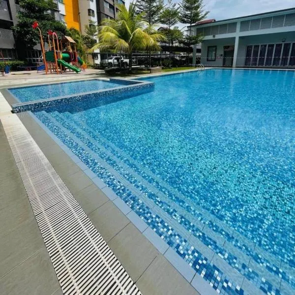 Wallaway2stay Kiara Nilai Apartment 3 Bedroom, хотел в Beranang