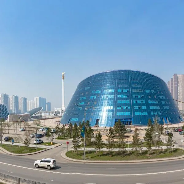 Жк Millennium Park, Большие Апартаменты на площади страны，位于阿斯塔纳的酒店