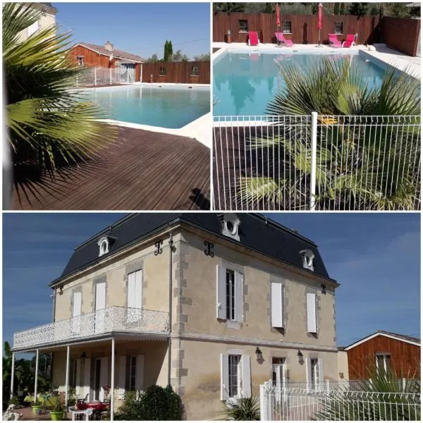 Domaine De l'Ourbise, hotel en Aiguillon