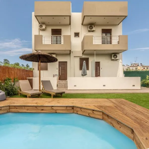 Cozy House with Pool near Beach, hotel v destinaci Gázion