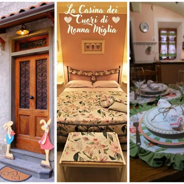 La casina dei cuori di nonna Miglia, hótel í Pallerone