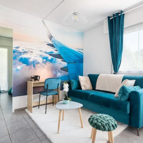 In the Sky - Casa Vostra - CAUTION 800 EUR & ID requises - Ambilly proche tramway-frontière, hotel in Ambilly