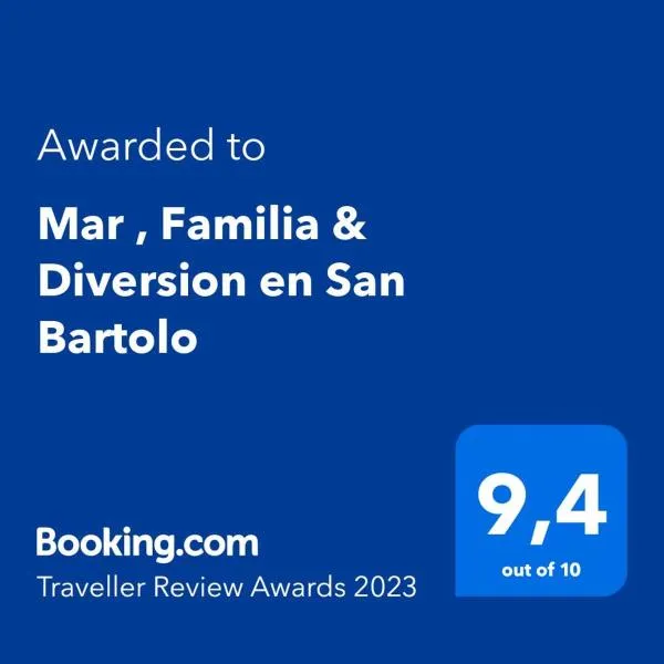 Mar , Familia & Diversion en San Bartolo, hotel in San Bartolo
