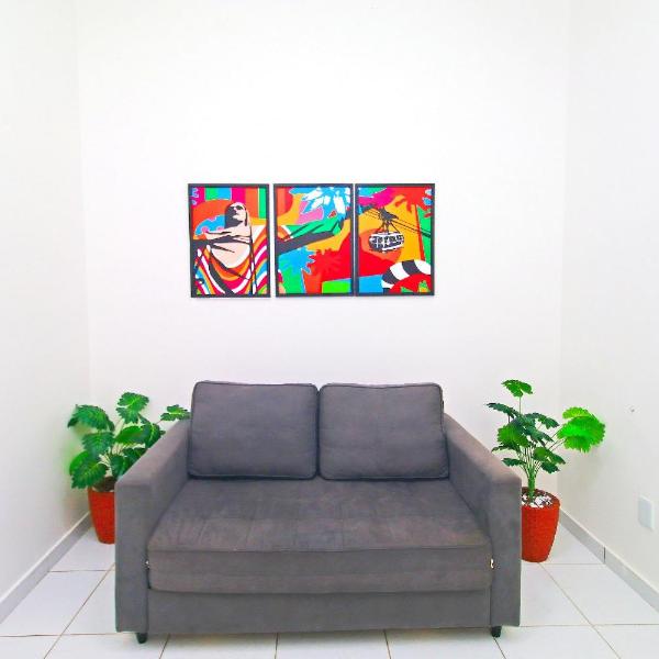 Studio grande para 5 pessoas em Copacabana