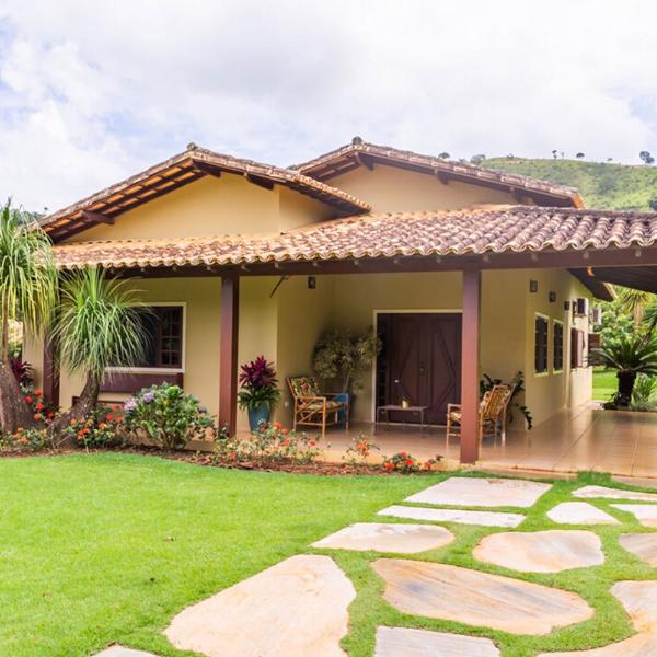 Casa de campo Morada da Onça c WiFi - Capitólio - MG