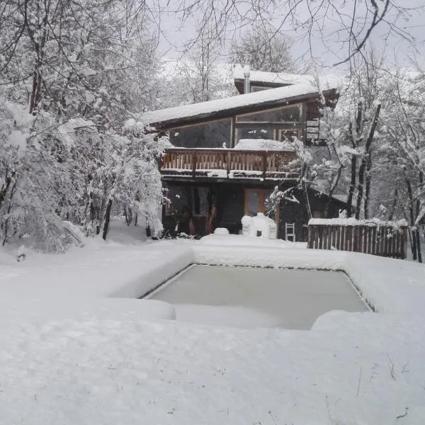 Cabaña Lodge los Coihues VALLE LAS TRANCAS# TERMAS DE CHILLAN#NEVADOS DE CHILLAN, hotel in Pinto