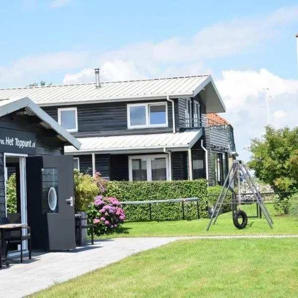 Het Toppunt groot vakantiehuis aan het water, hotel in Sneek