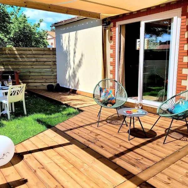 Copacabana TINY HOUSE studio terrasse jardin, hotel em Saint-Aignan-Grand-Lieu