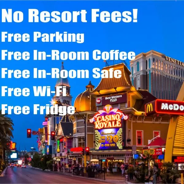 Best Western Plus Casino Royale - Center Strip, hotel Las Vegasban