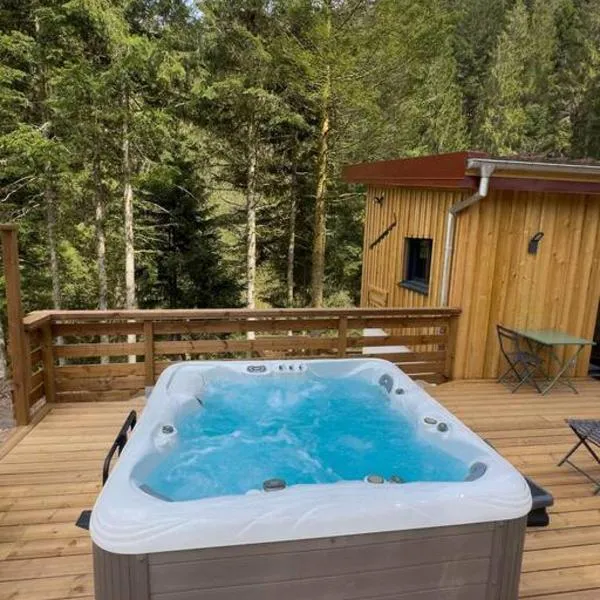 Le Refuge perché du saut de la bourrique, SPA, terrain clôturé, bordure de forêt, ξενοδοχείο σε Gérardmer