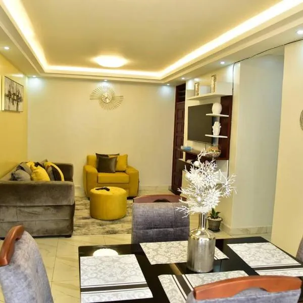 Elegant 3-Bedroom Condo with Pool, Gym & Free Wi-Fi, hotel in Kampala