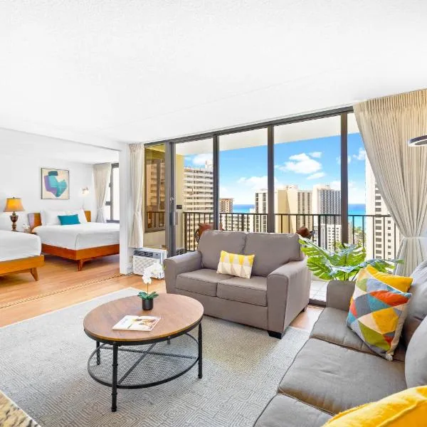 1BR with Stunning Ocean Views, Near Beach & Parking, hotel di Honolulu