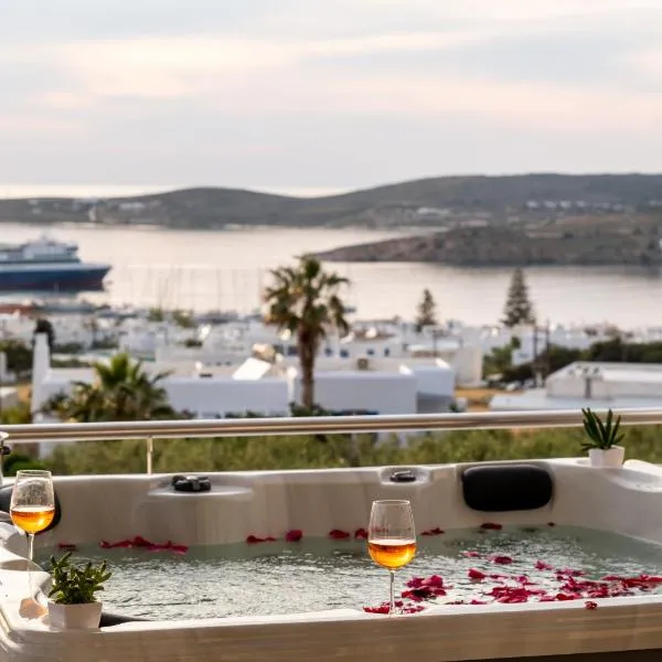 Panos Villa Sunset View, hotel i Parikia