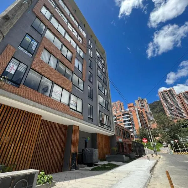 Acogedor Apartaestudio & coworking en Chapinero Alto Zona G, hotel in Bogotá