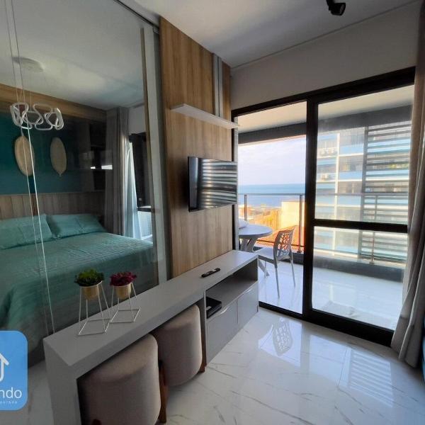 Studio Aconchegante com vista mar no Smart Barra