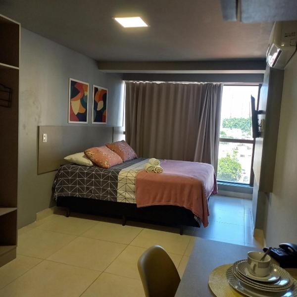 Flat encantador no Manaira Apart Hotel 1301