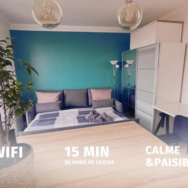 Studio Lumineux- à 15 min de Paris, hotell sihtkohas Bois-Colombes