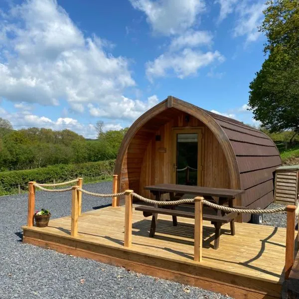 Cil y Coed Luxury Pod, hotel in Aberhosan