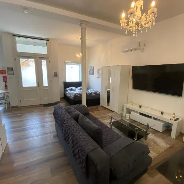 Schöne kleine Einraumwohnung mit Küche und Kamin in Holzthaleben, viešbutis mieste Holzthaleben