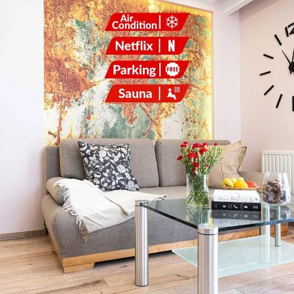 Stawowa Premium Apartment - 69 m2 with sauna and private garage, hotel in Kraków