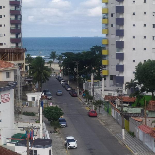 Apartamento novo vista do mar 64m2 2 dorms Wi-fi estacionamento grátis Praia Grande Mirim - Foto 2