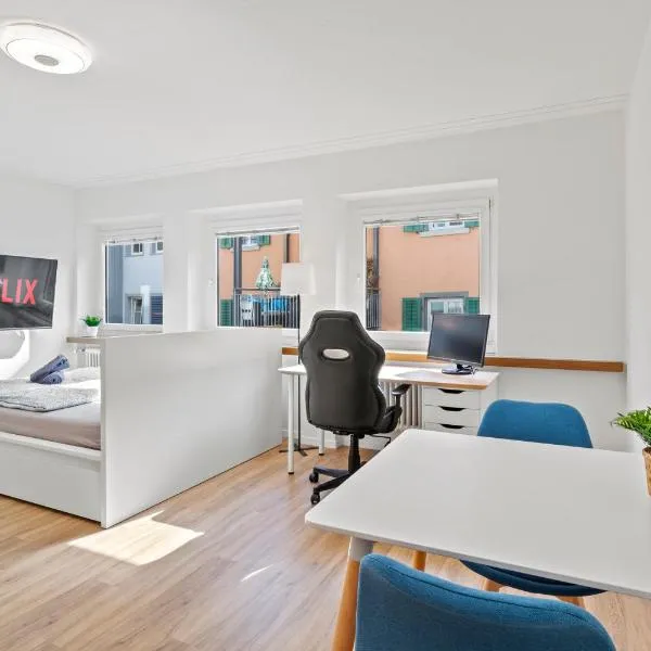 Pearlstay - City Center Twin Bed Workplace Washer, ξενοδοχείο σε Winterthur