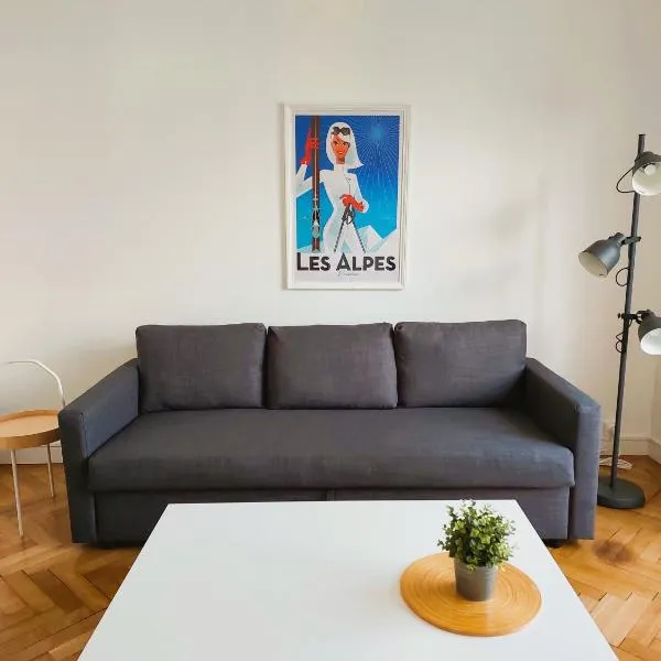Champon - Lumineux 2 Chambres avec Garage privé - Tram à 1 min – hotel w Grenoble