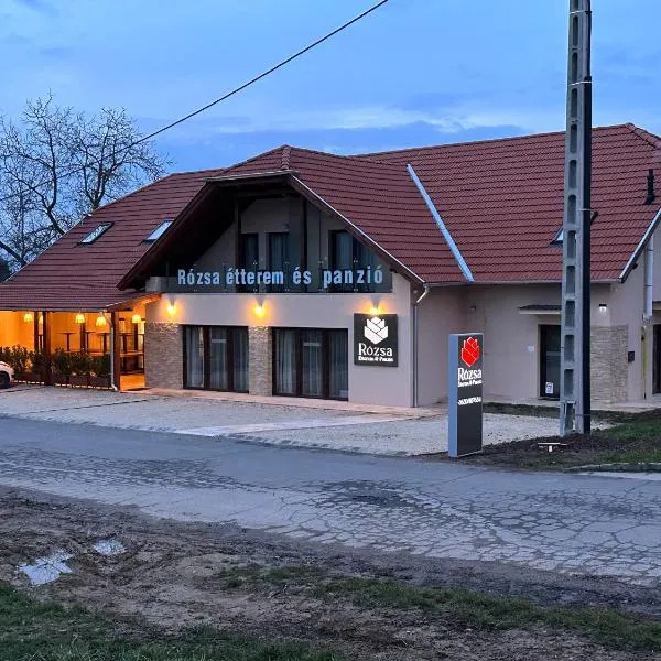 Rózsa Étterem & Panzió, hotell sihtkohas Szalánta