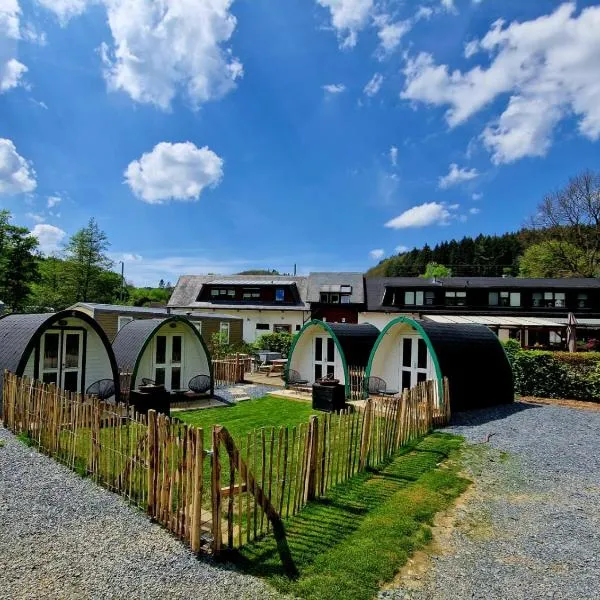 Tiny rooms @ camping val d'Or, hotel di Enscherange