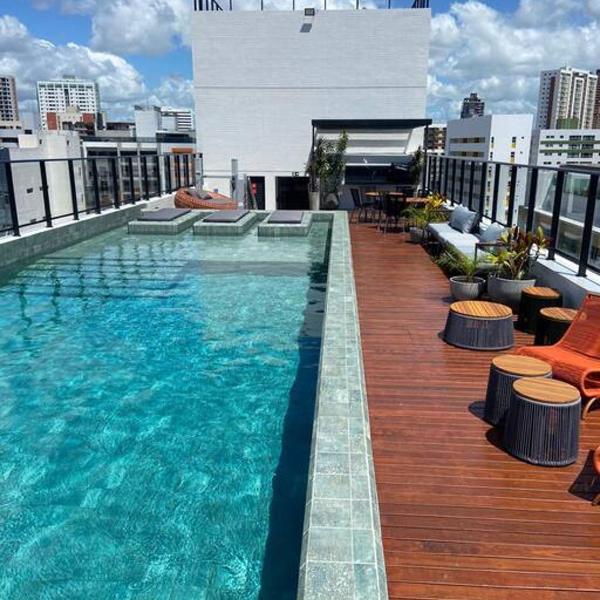 FLAT COM JACUZZI na PRAIA DO BESSA - Foto 4