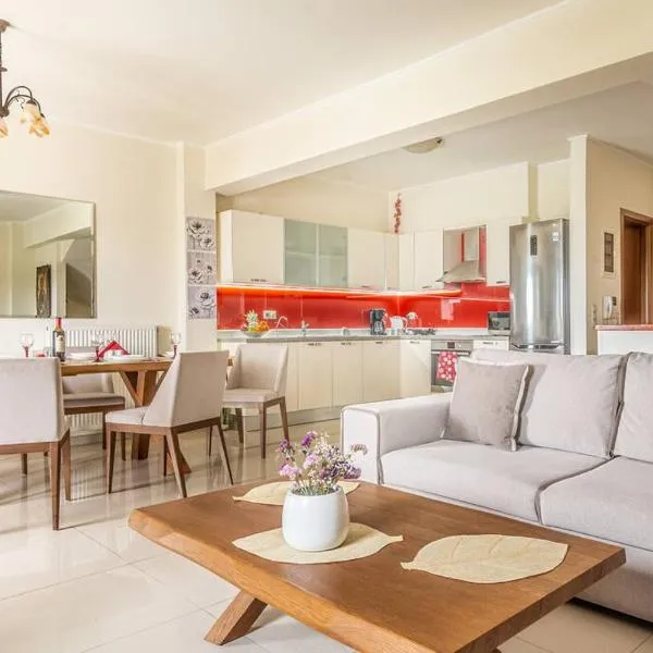 Luxury Maisonette near the Beach, hotel v destinaci Gázion