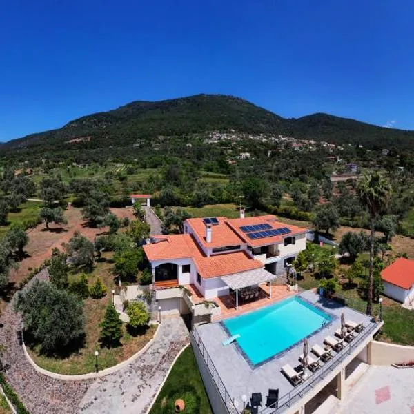 Kouvelia Country Home Luxury Villa Rental, hotell i Politiká