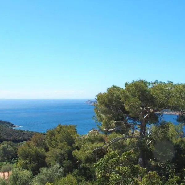 La roche aux mouettes Ile du Levant, hotell i Île du Levant