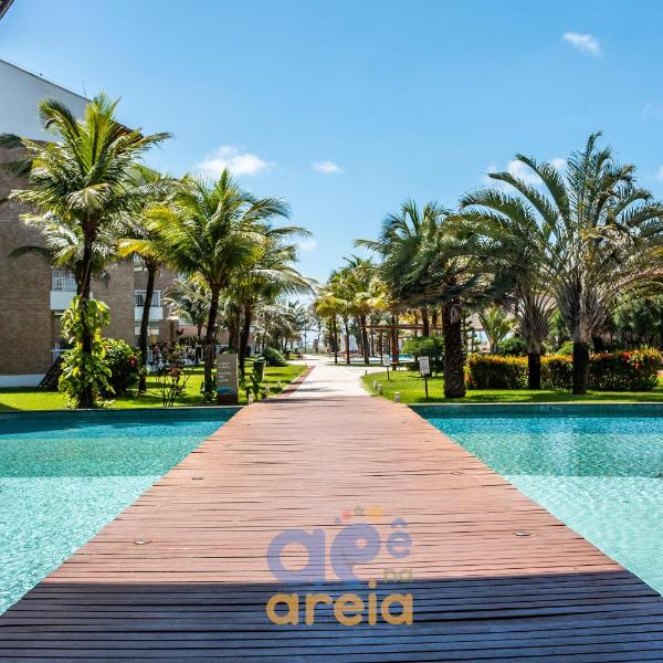 Apê na Areia 3Qtos para Famílias Grandes! Pertinho do Beach Park, acesso direto para a praia e Lazer Completo